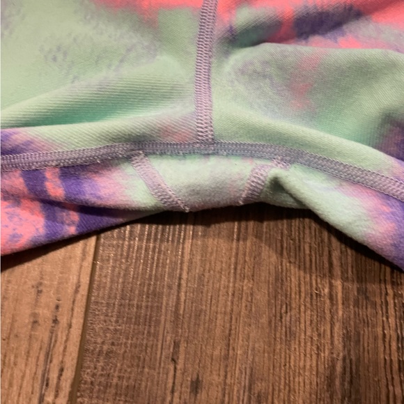 Lululemon Ivivva girls purple blue pink leggings size 14 - Picture 4 of 4
